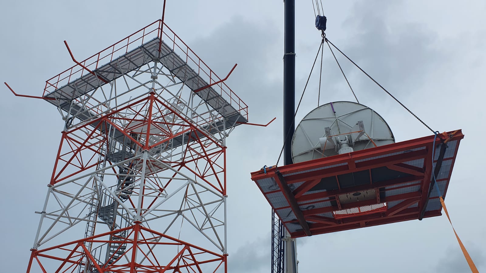 ragged island weather radar station construction